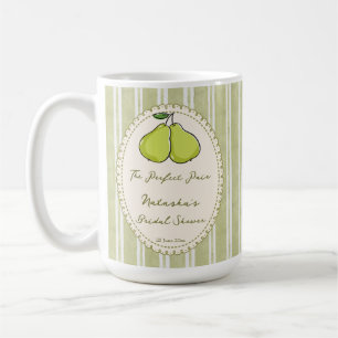 Perfektes Paar Birnen-Hochzeitsdusche-Mitgebsel-Ge Kaffeetasse