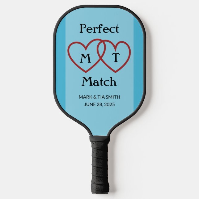 Perfektes Passwort für Monogram Blue Pickleball Pa Pickleball Schläger (Vorderseite)