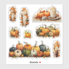 Perfektes Pumpkin Party Halloween Erntedank Fall Aufkleber