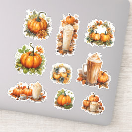Perfektes Pumpkin Party Halloween Erntedank Fall Aufkleber