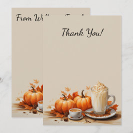 Perfektes Pumpkin Party Halloween Erntedank Fall Dankeskarte