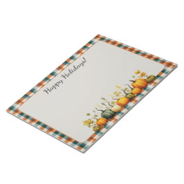 Perfektes Pumpkin Party Halloween Erntedank Fall Notizblock