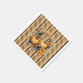 Perfektes Pumpkin Party Halloween Erntedank Fall Serviette