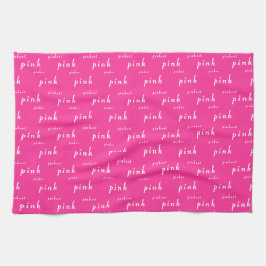 Perfektes Rosa: Rosa, Pinker, Pinkest Geschirrtuch