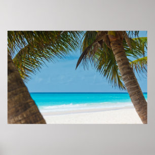 Perfektes tropisches Paradies Strand Poster