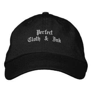 Perfektes Tuch & Tinte Bestickte Kappe
