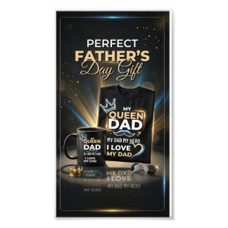 Perfektes Vatertagsgeschenk Poster | Mein König Da