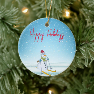 Perfektes Weihnachtsgetränk Keramik Ornament