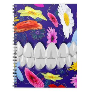 Perfektes White Smile Dentist Orthodontist Noteboo Notizblock