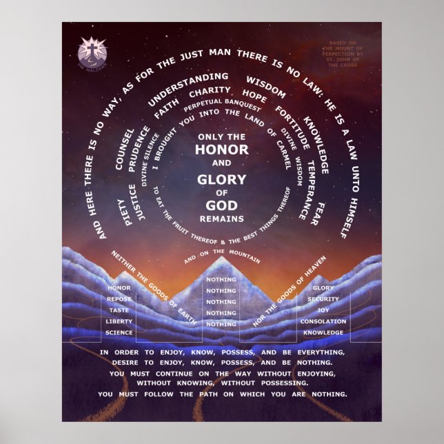 Perfektionsberg - 24 x 30 poster (Vorne)