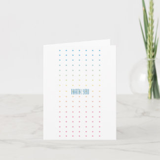 Perforated Thank You Card Dankeskarte