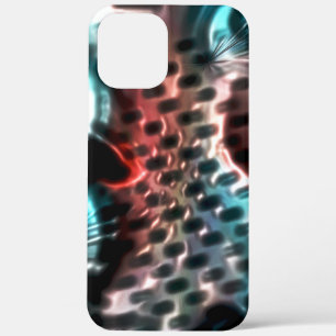 Perforiertes Brettdesign mit 'Tinte' Tropfen auf W Case-Mate iPhone Hülle
