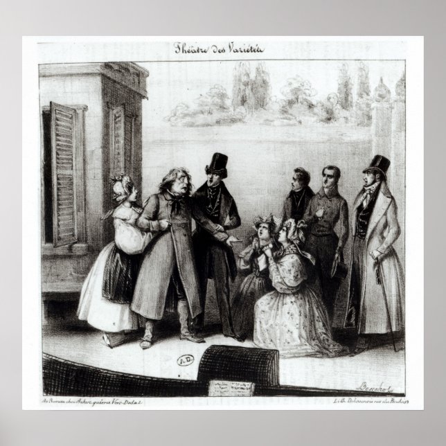 Performance of 'Le Pere Goriot' Poster (Vorne)