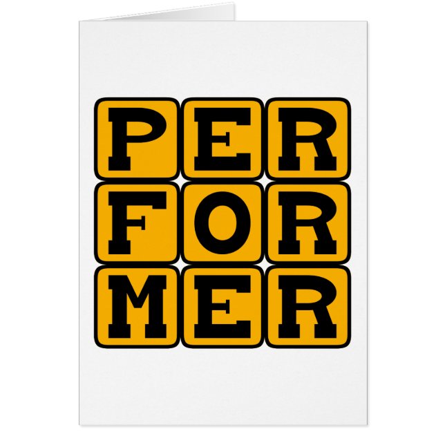 Performer, Bühne Abbildung (Vorne)
