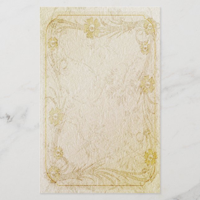 Pergament-Blick Briefpapier (Vorderseite)