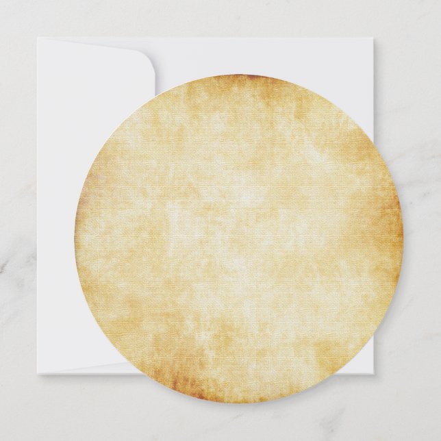 Pergamentpapier des Hintergrund-| Einladung (Rückseite)