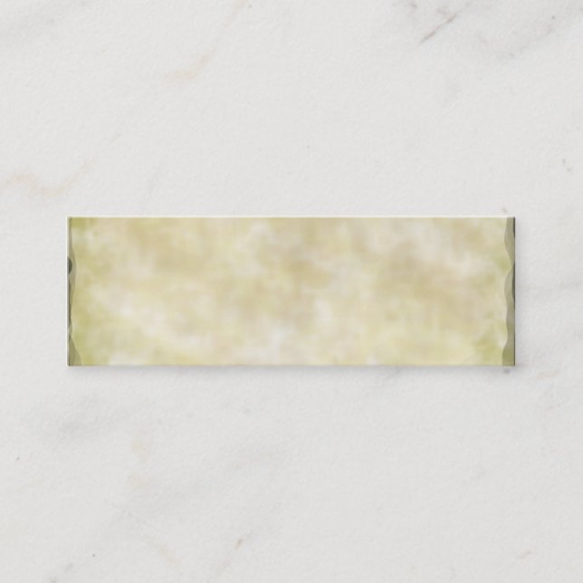 Pergamentpapier gealtert mini visitenkarte (Vorderseite)