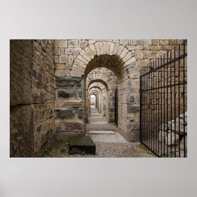 Pergamon Griechische Ruins Poster (Vorne)