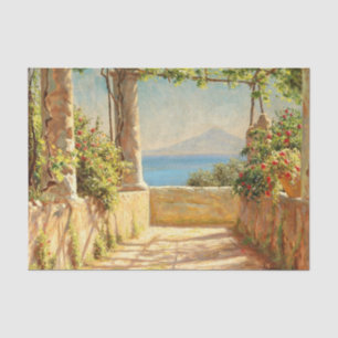 Pergola auf Capri, Emil Wennerwald Seidenpapier
