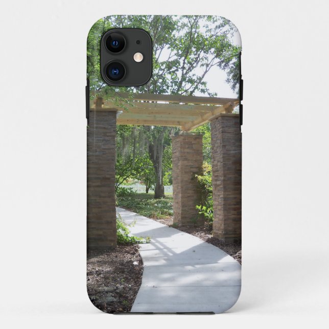 Pergola auf einem Weg Case-Mate iPhone Hülle (Rückseite)
