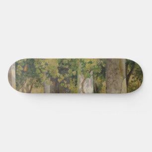 Pergola mit Weintrauben (Weinlandschaft) Skateboard