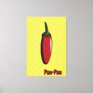 Peri-Peri Chili Pepper Leinwand Art