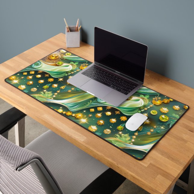 Péridot radiant Citrine Lune céleste (Bureau 2)