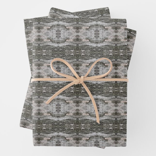 Peril Tree Bark Patterned Geschenkpapier Set (Beispiel)