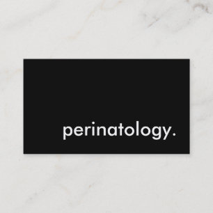 Perinatologie. Visitenkarte