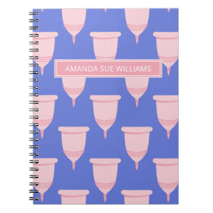 Period / Menstrual Cycle - Your Name /Monogram Not Notizblock