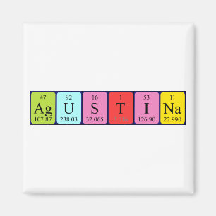 Periodenmagnet Agustina Magnet