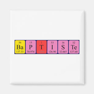 Periodenmagnet für Baptiste Magnet