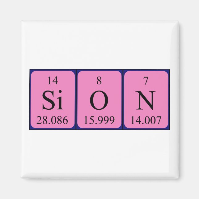 Periodenmagnet für Sion Magnet (Vorne)