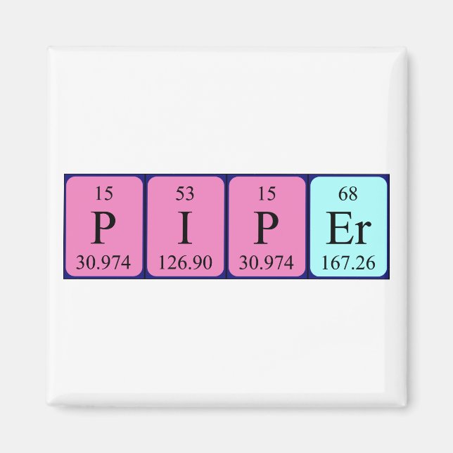 Periodenmagnet Magnet (Vorne)