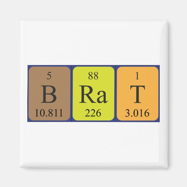 Periodenmagnet Magnet (Vorne)