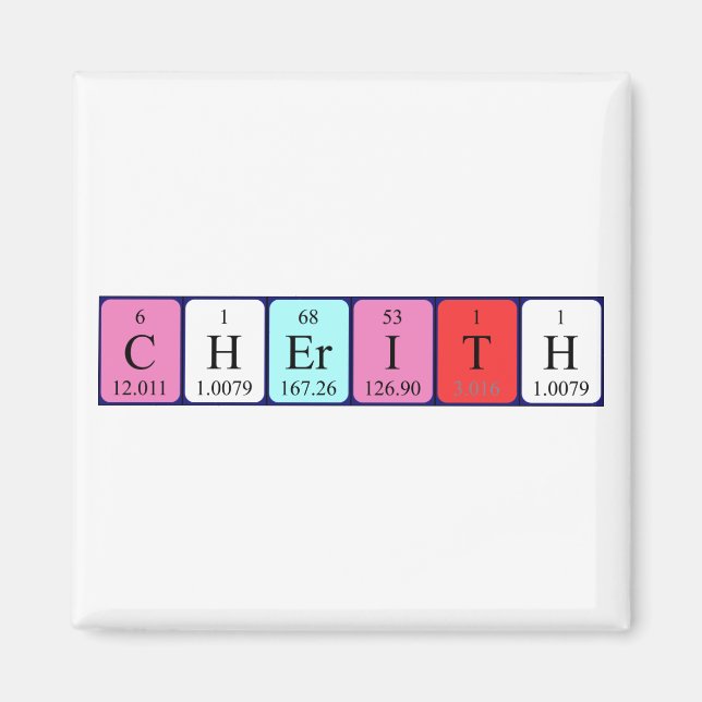 Periodenmagnet Magnet (Vorne)