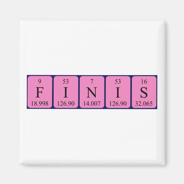 Periodenmagnet Magnet (Vorne)