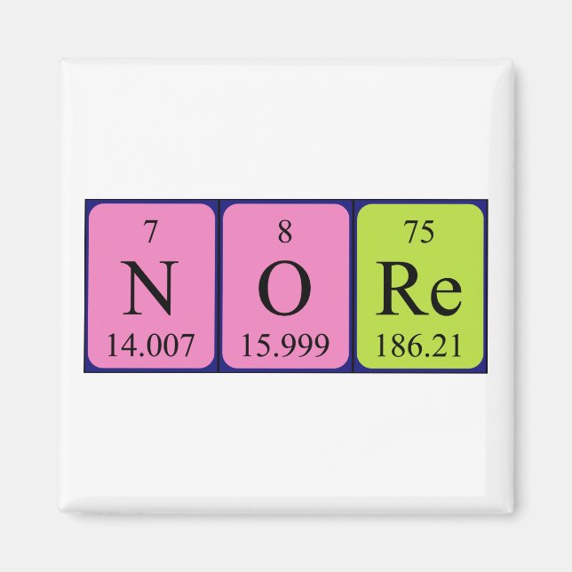 Periodenmagnet Magnet (Vorne)