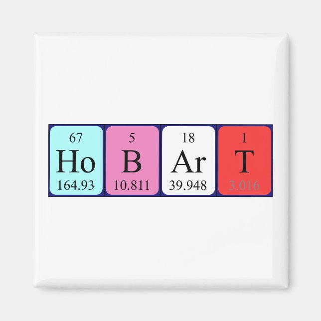 Periodenmagnet Magnet (Vorne)