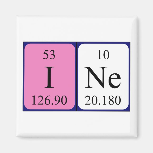 Periodenmagnet Magnet (Vorne)