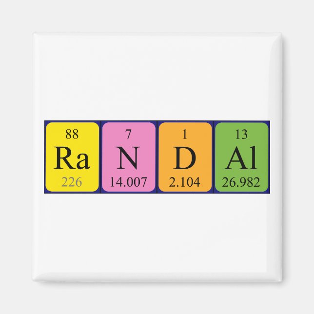 Periodenmagnet Magnet (Vorne)