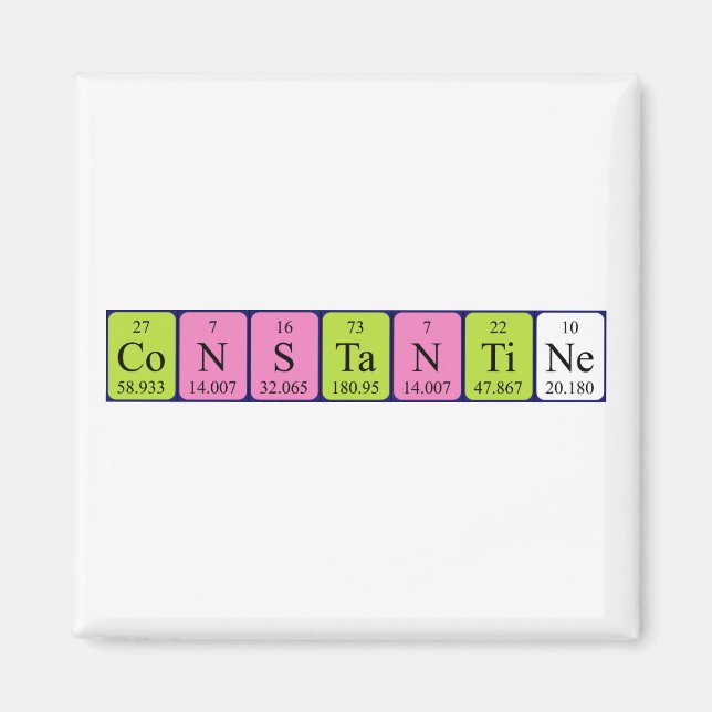 Periodenmagnet Magnet (Vorne)