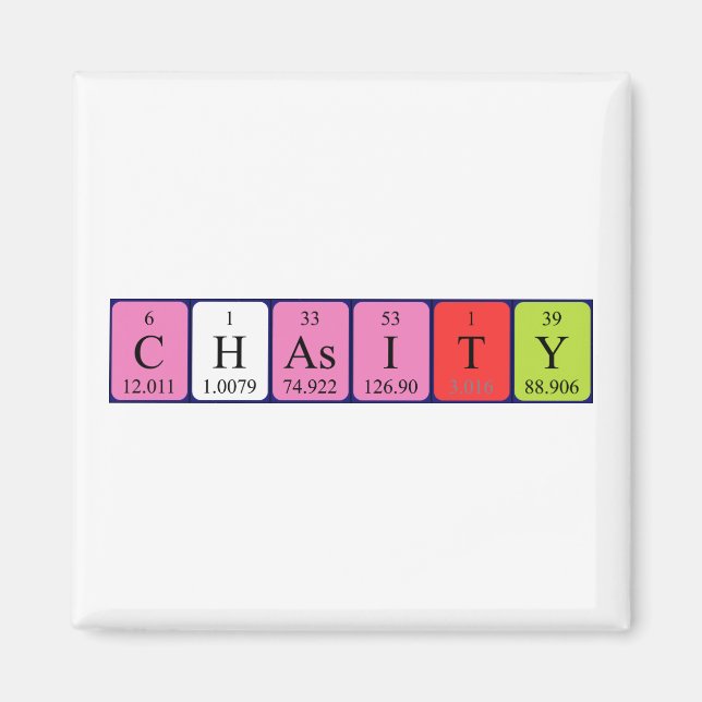 Periodenmagnet Magnet (Vorne)