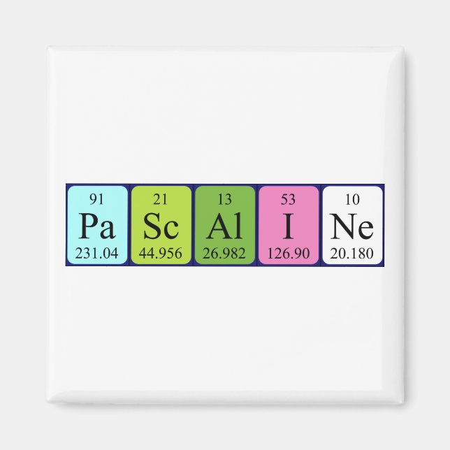 Periodenmagnet Magnet (Vorne)