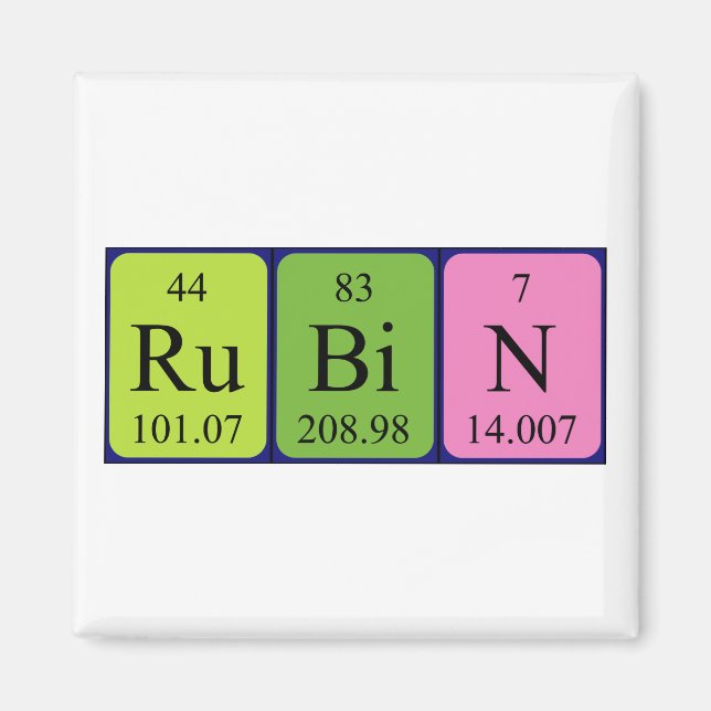 Periodenmagnet Magnet (Vorne)
