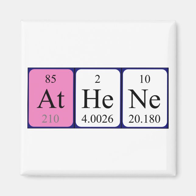 Periodenmagnet von Athene Magnet (Vorne)