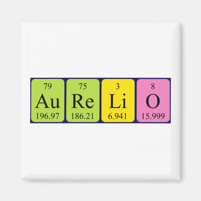 Periodenmagnet von Aurelio Magnet (Vorne)