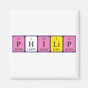 Periodenmagnet von Philip Magnet