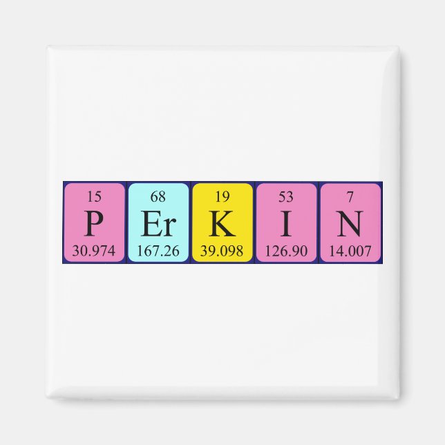 Periodenmagnetmagnet Magnet (Vorne)