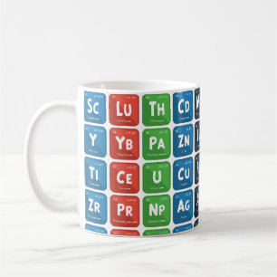 Periodensystem der Elemente 3 Kaffeetasse